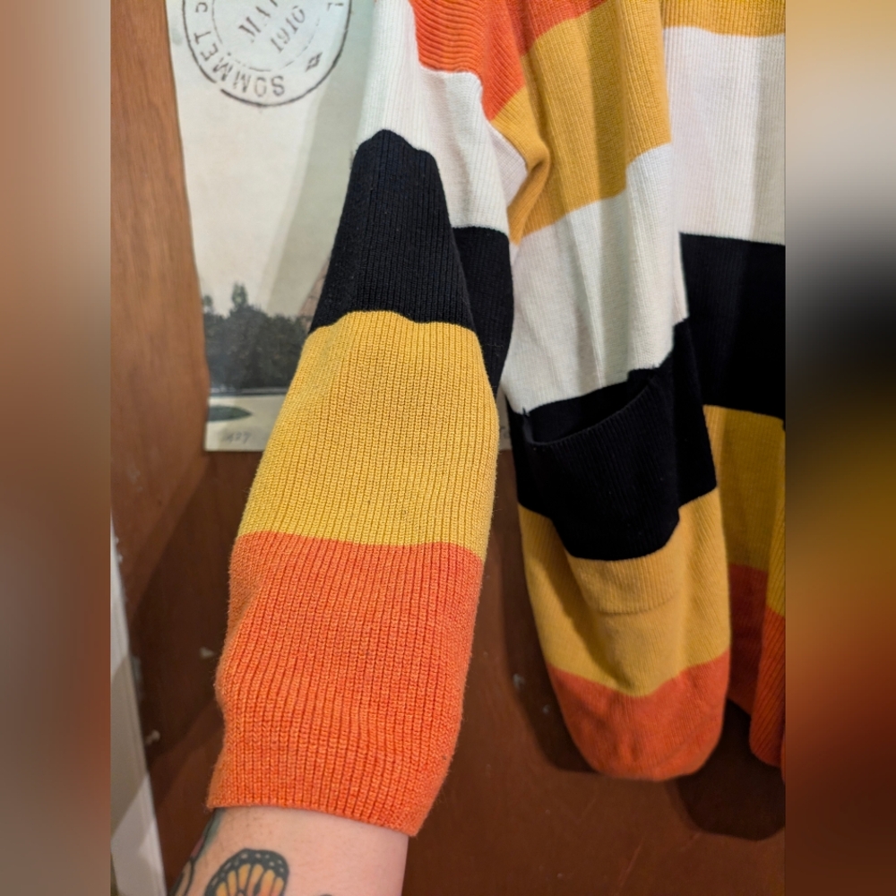 Magnolia Vibrant Striped Cardigan - Picture 2 of 5